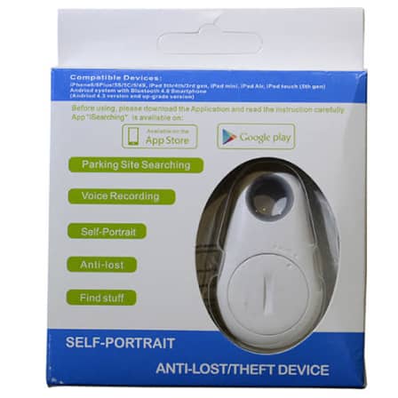 Smart Tag Wireless Bluetooth Tracker and Locator, Anti-lost alarm - WHITE