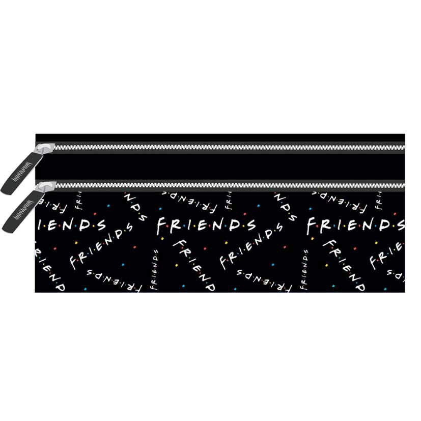 Friends Double Zip Pencil Case