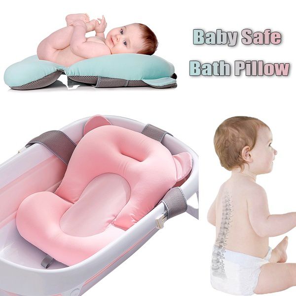Newborn Safety Bath Support Cushion - Blue