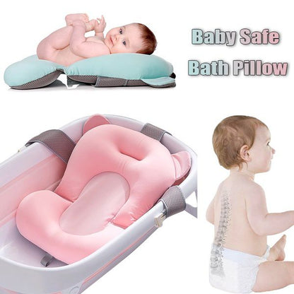 Newborn Safety Bath Support Cushion - Blue