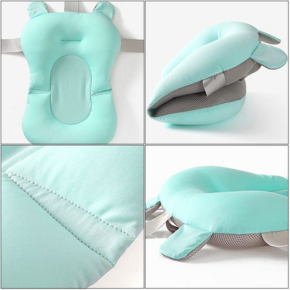 Newborn Safety Bath Support Cushion - Blue