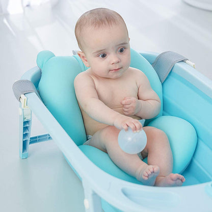 Newborn Safety Bath Support Cushion - Blue
