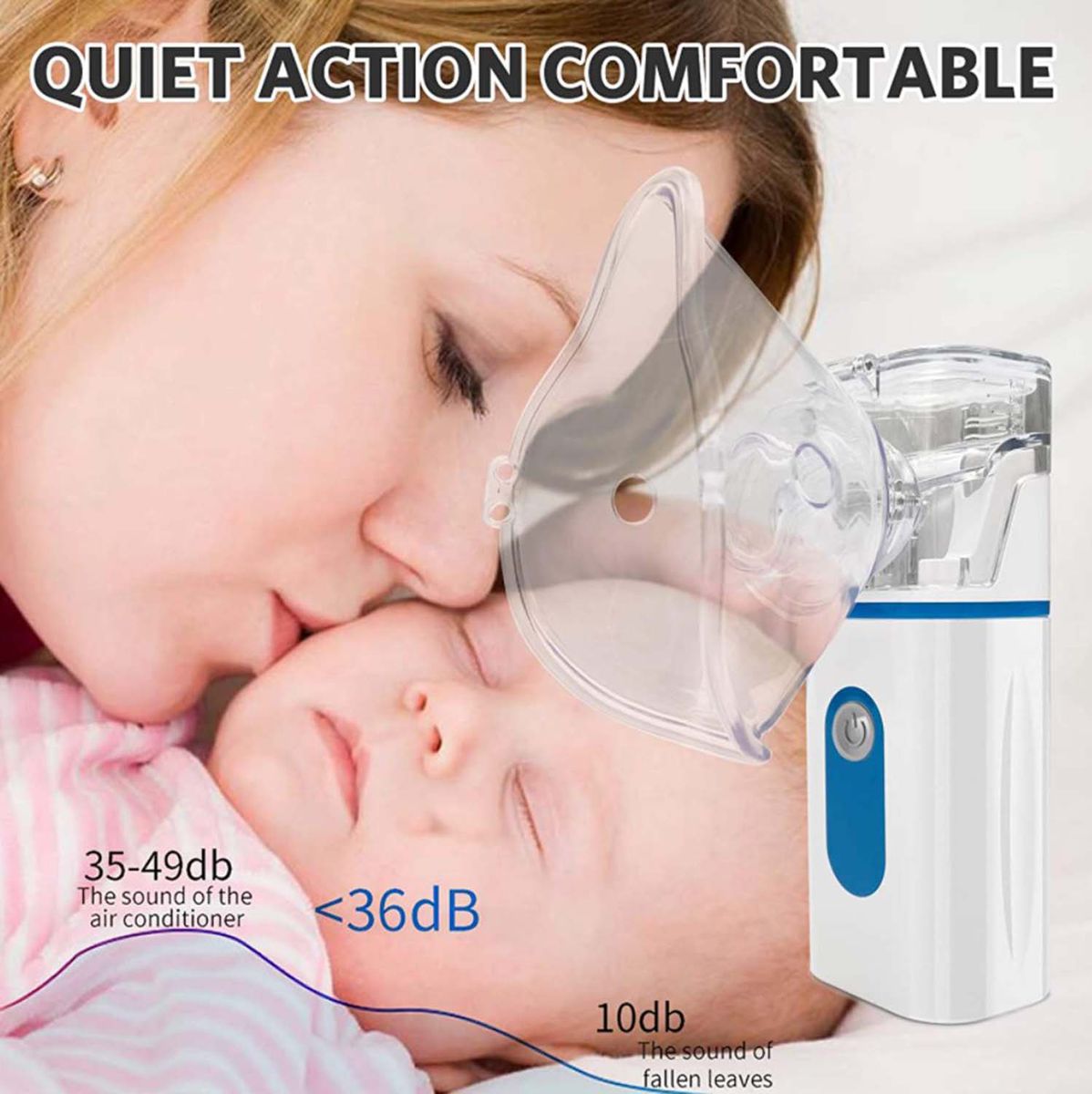 Portable Rechargeable Mini Nebuliser for Kids, Adults, Travel and Home Use