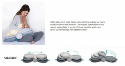 Nursing Pillow Grey