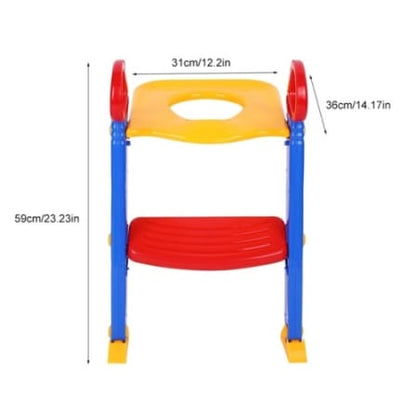 FOLDING POTTY TRAINING TOILET LADDER