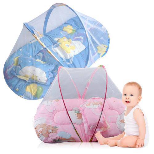 Portable Baby Mosquito Net Bed - Blue
