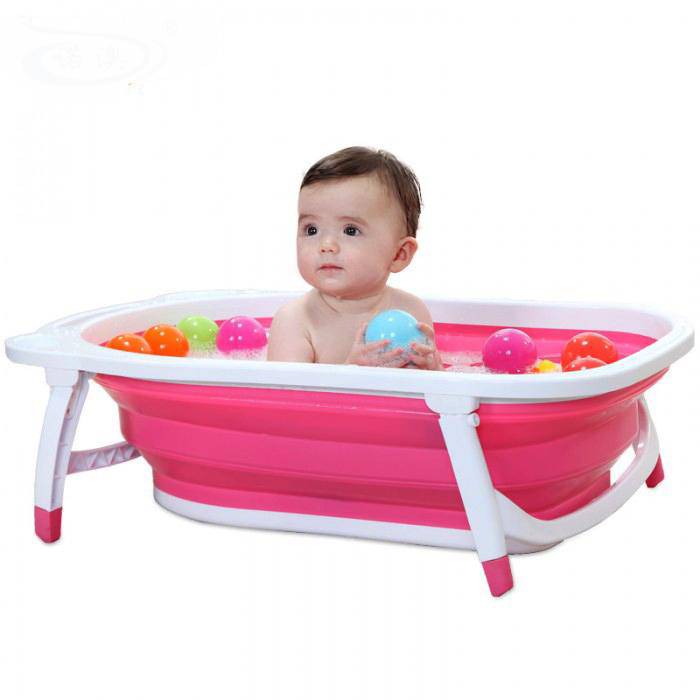 Children Folding Bath Tub - Girl