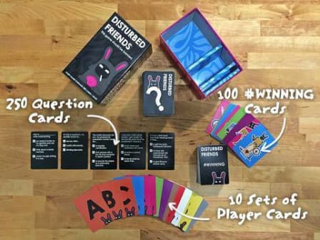 Disturbed Friends Adult Card Game