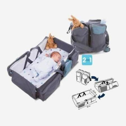Baby Travel Bed and Bag - Boy