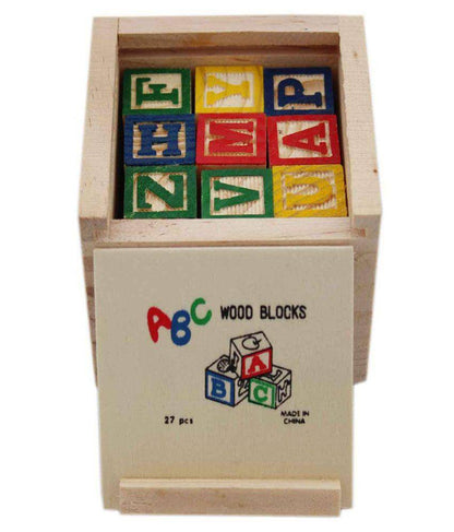 ABC 27pcs Wood Blocks