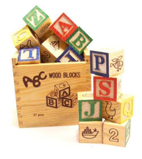 ABC 27pcs Wood Blocks