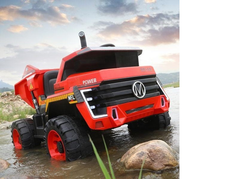 Kids Dump Truck XXL Ride On - Red