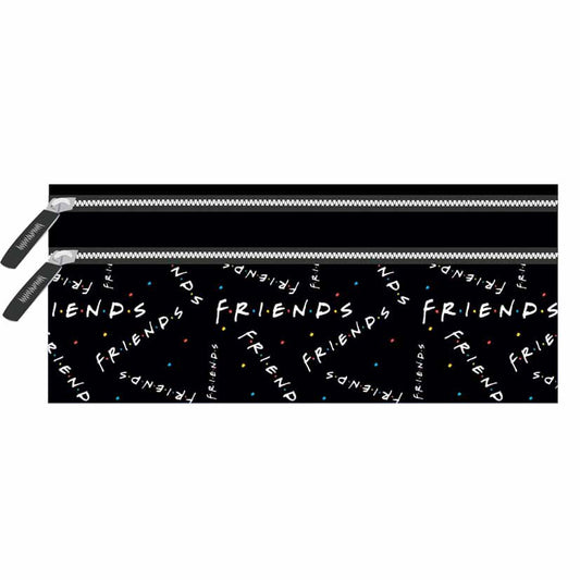 Friends Double Zip Pencil Case