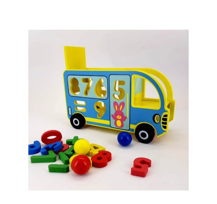 Wooden Bus Shape Sorter
