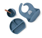 Baby Silicone Feeding Set - Blue
