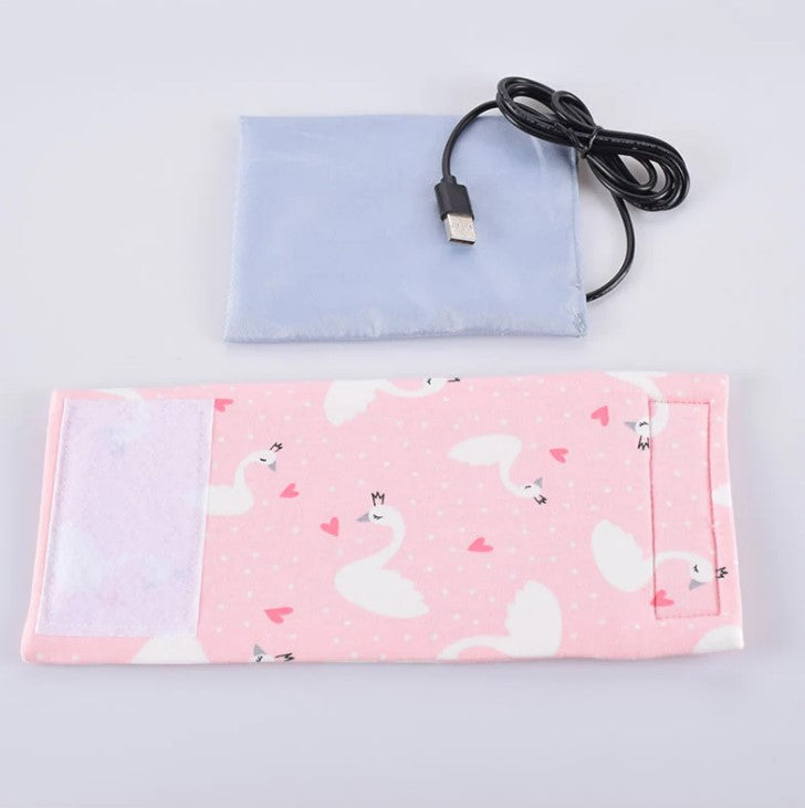 USB Portable Bottle Insulation Warmer - PINK