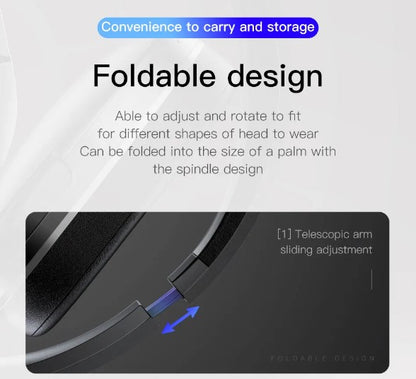 Baseus D02 Wireless Headphone Bluetooth 5.0 - Black