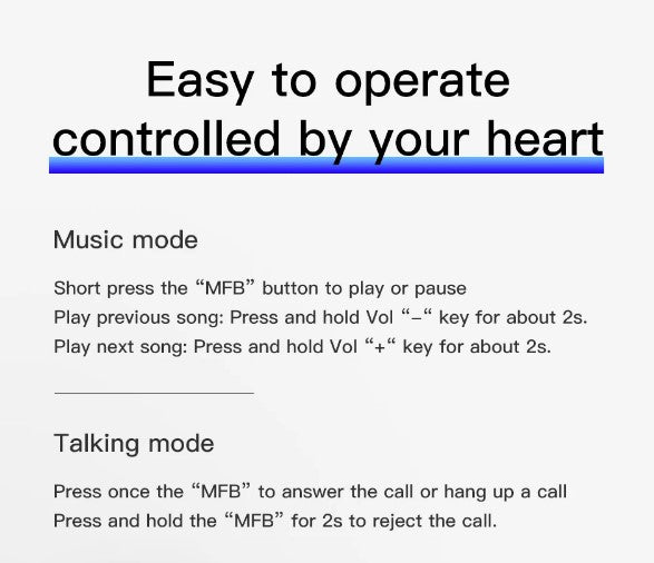 Baseus D02 Wireless Headphone Bluetooth 5.0 - White