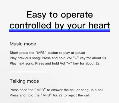 Baseus D02 Wireless Headphone Bluetooth 5.0 - White