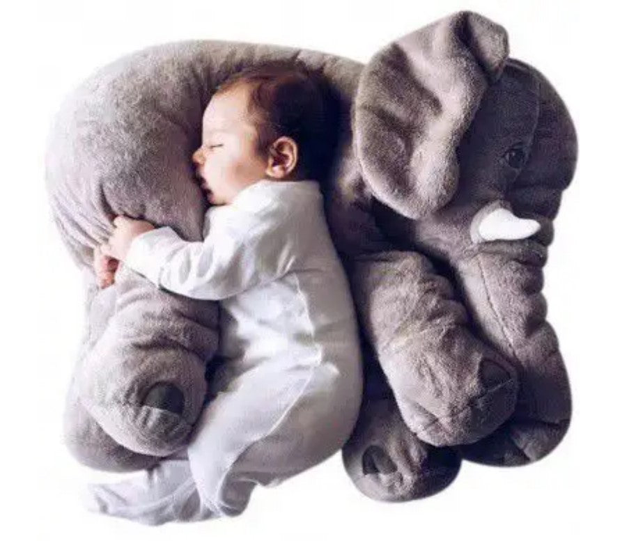 Elephant Pillow - Light Grey