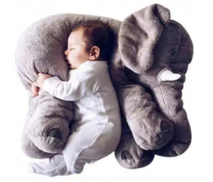 Elephant Pillow - Light Grey
